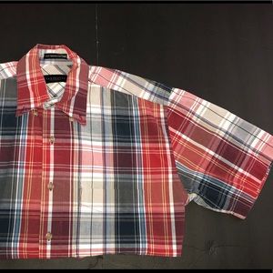Van Heusen Saltwater Cottons Mens Shirt, Sz S